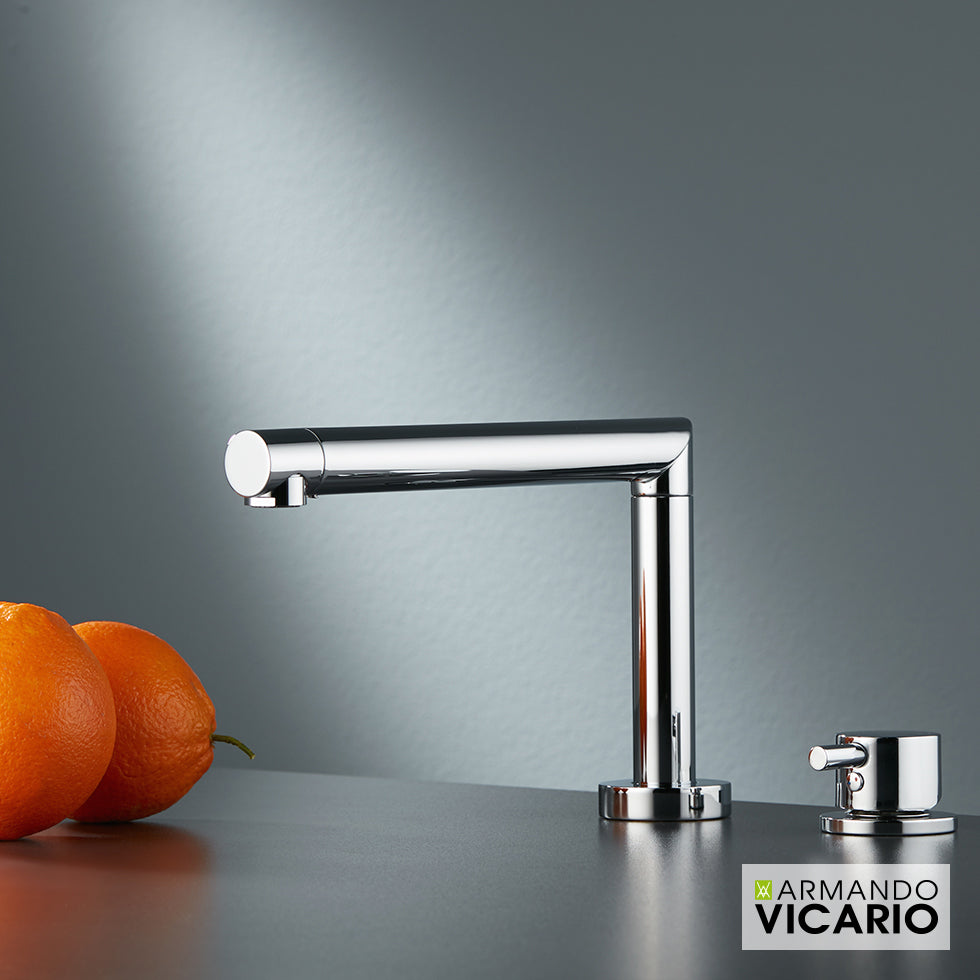 Μπαταρία νεροχύτου αναμεικτική Cono Chrome 10530-100