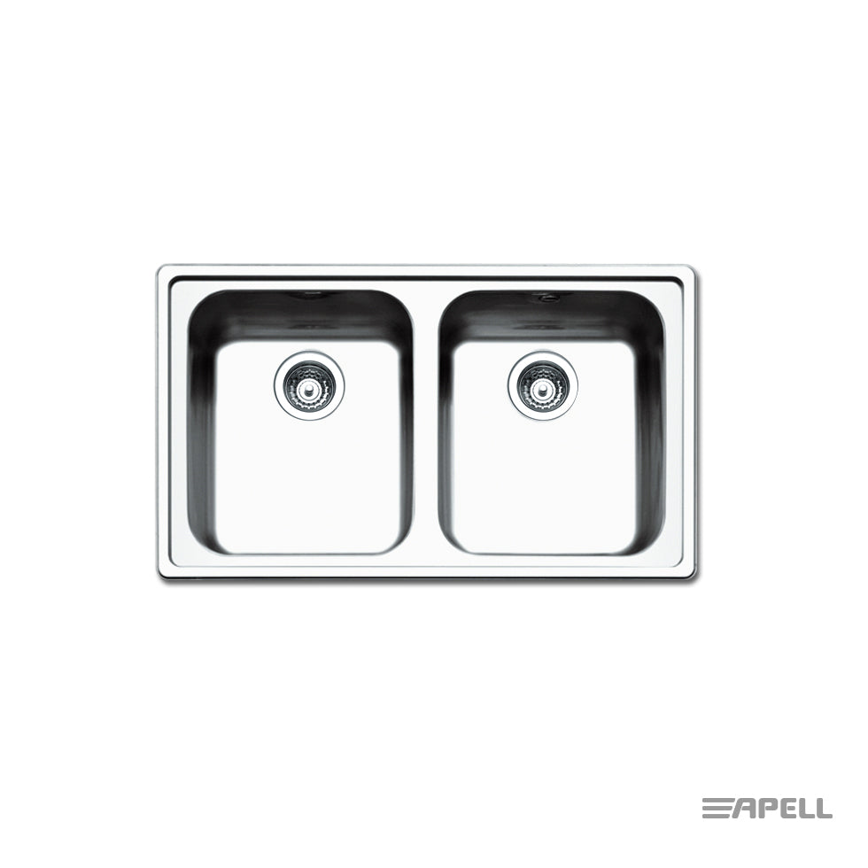 Ανοξείδωτος Nεροχύτης 79x50 εκ. 8380-112 (Σαγρέ) Linear APELL