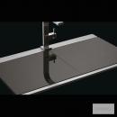 ΝΕΡΟΧΥΤΗΣ SINPHONIA 86Χ50 APELL INOX BLACK GLASS