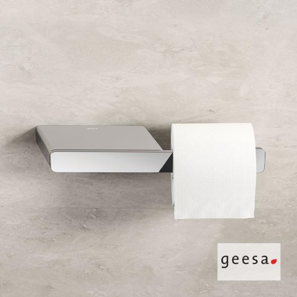 Χαρτοθήκη με εταζέρα SHIFT Chrome 9924