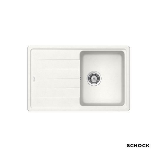 Ένθετος νεροχύτης κουζίνας SCHOCK 78x50 εκ 31190-1301 Superwhite