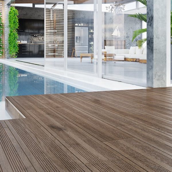 Πλακάκι Pine Decking Brown 20.4x120.4 cm